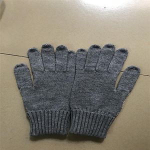 20bbb Knitted Gloves classic designer Autumn Solid Color European And American letter couple Mittens Winter Fashion Five Finger Gl305Z