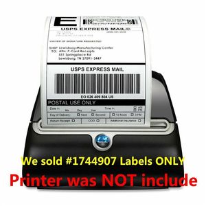 6 Rolls 4x6 Dymo 4XL 1744907 Compatible Direct Thermal Labels Adhesive313O