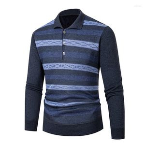 Мужские свитера 2023 Осень/Зимний свитер.