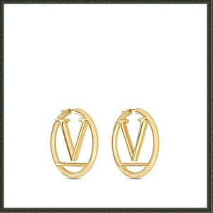 2021 frauen Schmuck Ohr Stud Luxus Designer Bolzen Ohrringe Mode Buchstaben V Ohrringe Frauen Goldene Ohrring Boucles D'oreill2843