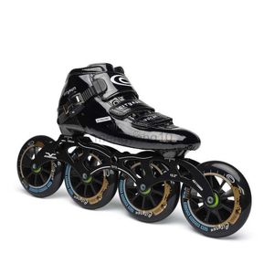 Advanced Carbon Fiber Inline Skates, 7075 Alloy CNC Frame, Durable 85A PU Wheels, 110/100/90mm, for Professional Track Racing (HKD230720)