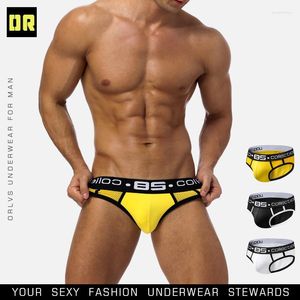 Unterhosen BS85 Trendy Marke Herren Mesh Unterwäsche Spaß Atmungsaktive Sexy Slips mit Verpackungsbeutel BS107