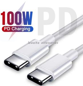 PD 100W USB C to USB Type C Cable Fast Charging Data Cable For Huawei Samsung Xiaomi Macbook iPad Data Line