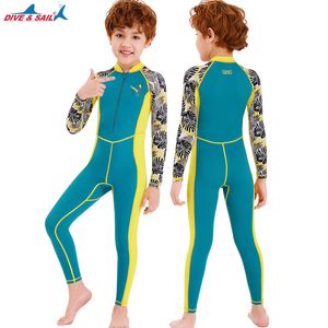 Wetsuits Drysuits Kids UPF50 Diving Suit Children s Neoprene Wetsuit for Boys Girls Swimming Rash Guard Surfing Kayak 230720