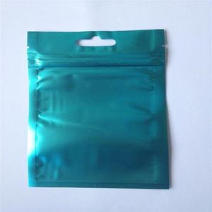 8 5 13 cm Clear Blue Farterfly Hole Aluminizing Foil dragkedja lås självförseglingspåse med fjärilshål plastpåse POU297P