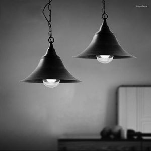 Hängslampor edison glödlampa retro lampa bas e27 målade järn vintage hänge landsbygden