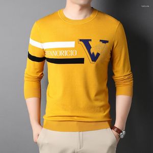 Erkek kazak sweatshirt en iyi tasarım lüks serin moda sade renk kazak sokak sokak giymek tek parçalı kazak gündelik 2023