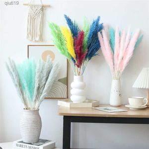 Dried Flowers 80Pcs Natural Dried Small Pampas Grass Flowers Pantas Artificiales Para Decoration Real Plants Home Decor Wedding Decorations R230720