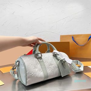 Bolsa de luxo Bolsa de travesseiro simples Bolsa de ombro de couro estilo estampado bolsa tiracolo de viagem fashion de grande capacidade