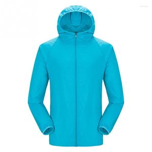 Women's Trench Coats Men Women Quick Dry Hiking Jackets 2023 Waterproof Sun-Protective Outdoor Sports Skin Male Female Windbreaker