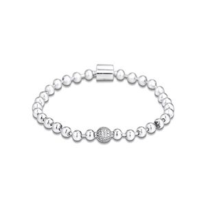 CKK Bracelet for women Beads & Pave Bracelet Silver 925 Sterling jewelry Pulseras mujer men CX2007043456