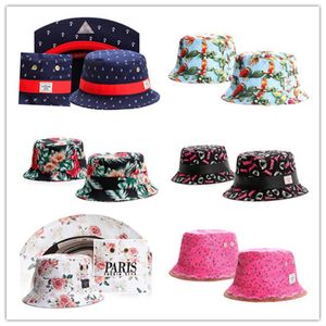 Hela Sun Hat Fashion Design Män kvinnors hinkhattmärke Cayler Sons Floral Fashion Hip Hop Summer Fisherman Hat C267M