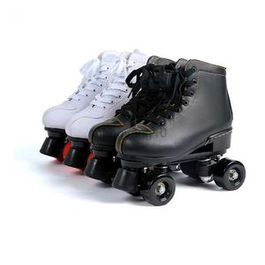 Inline rullskridskor rullskridskor skor 4 hjul flash hjul mikrofiber läder pu gummi vuxna män kvinnor unisex glidande quad träningskor 36-45 hkd230720