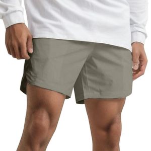 Pantaloncini da uomo Pantaloni sportivi Tinta unita Estate Pantaloni sportivi da jogging da uomo Fitness Pantaloni da corsa Lavoro atletico senza tasche