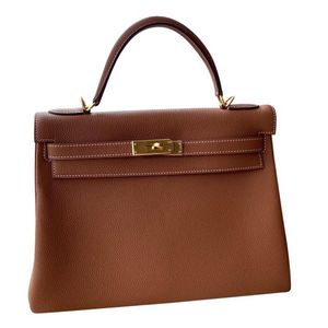 Bolsa Designer Bolsa 32 Padrão Togo Lichia Pele de Bezerro Bolsa Mensageiro 248U