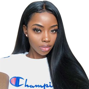 360 Lace Frontal Wig Brazilian Virgin Hair Straight 360 Full Lace Frontal Human Hair Wigs Pre Plucked With Baby Hair2605
