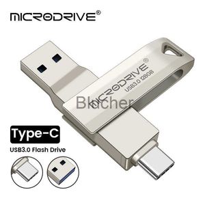 Minnekort USB Stick USB Flash Drive 3 i 1 USB30 Typ C OTG Pen Drive 64 GB 128 GB 256 GB 512 GB Hög Speed ​​USB Stick Pendrives X0720