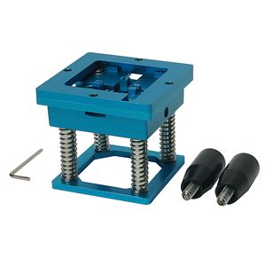 BGA REBLOBING istasyonu 90mm x 90mm Şablonlar Tutucu Şablon Fikstür Fikstür Jig BGA Onarım Takımları İçin El Shank ile Machie Aksesuar