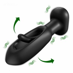 Brinquedos para adultos Tapping Massager de próstata Vibração Hip Plug Aplicação anal Vibrador Controle remoto sem fio Sex Toys 230720