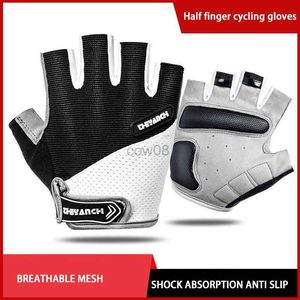 Cycling Gloves OFFBONDAGE Cycling Bike Gloves Half Finger Shockproof Breathab MTB Mountain Bicyc Sports Gloves Men Women Cycling Equipment HKD230720