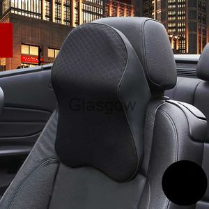 Sitzkissen Auto Memory Foam Kissen Auto Kopfstütze Nackenstütze Einstellbar Weiche Atmungsaktive Auto Reise Kopfstütze Halter x0720