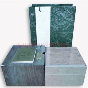 NUOVA vendita di alta qualità Royal Oak Offshore Orologi Scatole Scatola originale Documenti Borsa in pelle di legno 16mm x 12mm Per 15400 15710 1550307T
