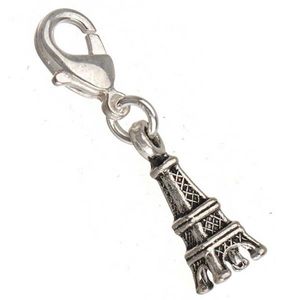 tower charms with clasps antique silver metal small paris eiffel new diy fashion jewelry accessories and fittings necklaces bracel2578
