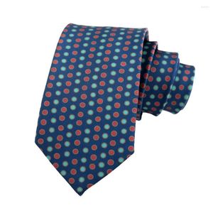 Laço amarra floral 7cm masculino clássico para noivo Polca marinho de noivo Polca de impressão de gravata