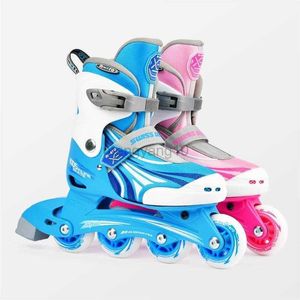 Inline Roller Skates Semi-Soft Adjustable Inline Skates for Young Beginners - 70mm 80A for 3-6-12 Year Old Breathable Impact Resistant HKD230720