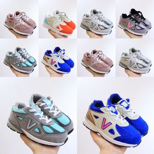 Toddlers Kids Shoes NB Children Youth Big Boy Girls Sports Designer Black Gray White Blue Eur 26-37 SHD3 V8MQ＃