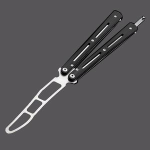 Training Equipment Tactical Combat Trainer Practice Tool Balisong Blunt Butterfly Dull No Edge Bearing Training tool with extra sc236g