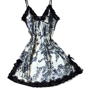 Seksowna piżama letnia damska piżama jedwabna sukienka wieczorowa seksowna bieliznę wieczorna sukienka damska damska sukienka wieczorowa 230719