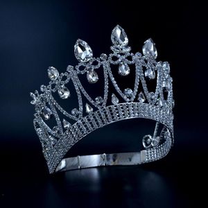 Crowns Original Rhinestone Crystal Mrs Beauty Pageant Contest Crown Weddings Events Bridal Hair Accessories Queen Princess Style M209h