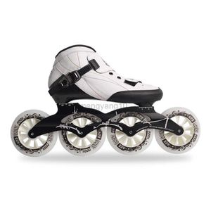 Inline Roller Skates Inline Roller Skates Speed Skates Original Carbon Fiber Skate Shoes Professional Racing Skating Patines 4*90 100 110mm  3*125mm HKD230720