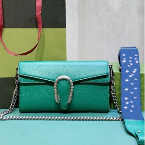 Högkvalitetsdesignväska Kvinnor Solid färgläder axelväska temperamentkedja crossbody väska multi funktionell plånbok kortväska 731782