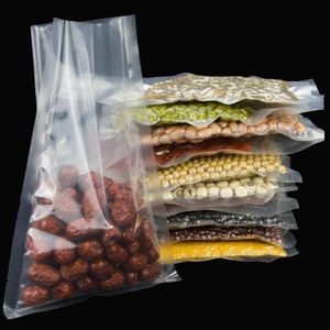 Прозрачная упаковка еды замороженные пластиковые морепродукты, приготовленная курица, может быть вакуумной сумкой LT0L1960