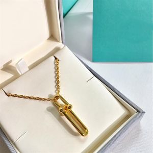 rand Pure 925 Sterling Silver Jewelry For Women Long Lock Neckalce Key Lock Pendant Luck Gold Color Silver Party Necklace277P