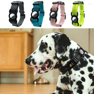 Dog Collars Reflective Pets Collar Adjustable Tracking Device Locator Band Lightweight High Density Polyester For Cat Pet Supply