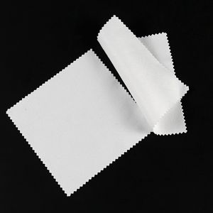 Panos de limpeza 30/50/100 pçs Atacado Sublimação em branco para óculos Pano de limpeza de microfibra para óculos de lã de dupla face Pano de lente limpa 230720