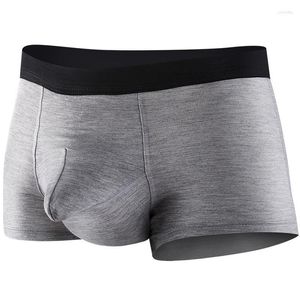 Underpants 3-Pack Men's Underwear Boxer Shorts -Type Separation U Pouch Modal Mid-Waist Mens Sexy 2023