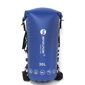 30L trekking dry bag impermeable floating backpack roll top sail kayak drypak motorcycle drybag bouy bike boat drysack deck bag 22259O