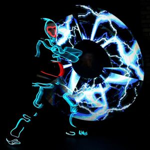 POI80H Ballroom Dance LED Light Sticks 2 80 Pixels POI DIY Programmerbar POI 47CM Bildstorlek 80 240 DJ Stage Show Costumes Bar Perf260J