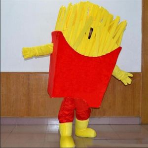 Cadılar Bayramı FRONSA FRIES MASCOT KOSTUMU En Kalite Yetişkin Boyutu Karikatür Kızarmış Patates Noel Karnaval Parti Kostümleri 319g