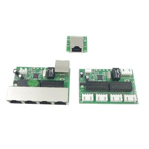 MINI MODULE 4 PIN لوحة دائرة التبديل Ethernet لوحدة التبديل Ethernet 10 100MBPS 5 PORT PCBA Board OEM Motherboard328x