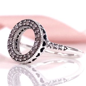 Neu eingetroffen 2017 Herbstkollektion S925 Sterling Silber Hearts of PANDORA Halo Ring mit Zirkonia Ring passend für Damen Pandora218u