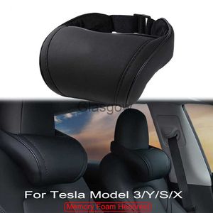 Tesla Model 3 Model S Model X Model Y Yumuşak Rahat Yumuşak Boyun Desteği Araba Koltuk Başlık Aksesuarları X0720