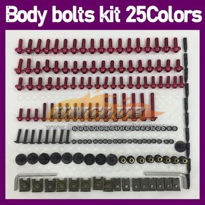 268pcs Motorcycle Maving Bolts Полный набор винтов для Kawasaki Ninja ZX9R ZX-9R ZX900 ZX 900 9R 9 R 900CC 98 99 1998 1999 Полный MO302RR