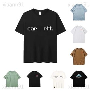 Designer Casual Classic Carharttitys Mens Women T Shirt Carhart Round Neck Couples T Shirt Letter Brodery Cotton Shirts North America Luxury Brand Sweatshirts