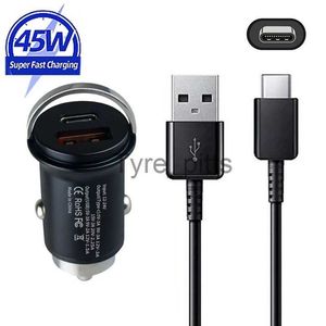 Andra batterier laddare för iPhone Xiaomi Huawei Samsung Galaxy S22 A33 A53 A13 5G 45W Dual Port USB Car Charger Pull Ring Super Fast Charger Adapter X0720