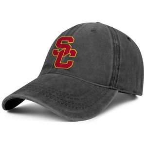 Stylowe USC trojany piłki nożnej Basketball Gold Logo unisex dżins baseball czapka golf golfowe hats hats duma tęczowe drzewo kokosowe USA f293t